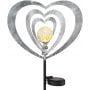 Lampa solarna stojąca 1x0.06 W czarny-szara-srebrny 36580 Globo Lighting Solar zdj.5