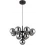 Lampa wisząca powyżej 6x5 W czarna-przydymiona 5614313 Globo Lighting Grappy zdj.1