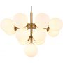 Lampa wisząca powyżej 6x5 W biała-złota 5614313G Globo Lighting Grappy zdj.5