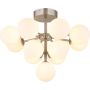 Lampa podsufitowa powyżej 6x5 W biała-nikiel 5614313ND Globo Lighting Grappy zdj.1