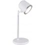 Lampa biurkowa 1x6 W biała-srebrna 58454W Globo Lighting Meeya zdj.5