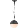 Lampa wisząca zewnętrzna 1x12 W czarna 311627 Goldlux Ulsa zdj.3