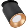 Lampa podsufitowa 1x10 W czarna 314222 Goldlux Haron zdj.1