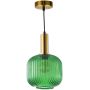 Lampa wisząca 1x20 W zielona 317414 Goldlux Cumbria zdj.1