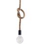 Lampa wisząca 1x12 W beżowa 321909 Goldlux Rope zdj.1