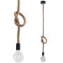 Lampa wisząca 1x12 W beżowa 321909 Goldlux Rope zdj.3