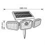 Lampa solarna stojąca 3x0.6 W czarny 323125 Goldlux Trio zdj.2