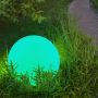 Lampa solarna stojąca 1x W biały 325365 Goldlux Kula Led zdj.4