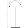 Lampa stołowa x W różowa 329943 Goldlux Tanzania zdj.2