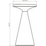 Lampa stołowa 1x W czarna 329981 Goldlux Paros zdj.2