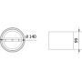 Lampa podsufitowa 1x50 W biała OSISUES11110 GTV Isumi zdj.2