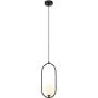 Lampa wisząca 1x25 W czarna PND39651BK Italux Lupus zdj.1