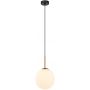 Lampa wisząca 1x40 W czarna-brązowa PND55781SBROBK Italux Deore zdj.3