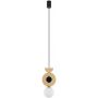 Lampa wisząca 1x12 W czarna 11174 Nowodvorski Lighting Drops Wood zdj.1