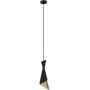 Lampa wisząca 1x40 W czarna PND859491BKGD Italux Malia zdj.1