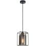 Lampa wisząca 1x40 W czarna PND789011BKSG Italux Kalula zdj.1