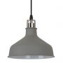 Lampa wisząca 1x60 W szary/popielaty MDHN8049MGRSNICK Italux Hooper zdj.2