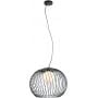 Lampa wisząca 1x40 W czarna MDM38421BK Italux Clarisa zdj.1