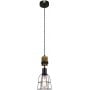 Lampa wisząca 1x60 W czarna PND42901L Italux Ponte zdj.1