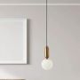Lampa wisząca 1x40 W złota PND023401SBRO Italux Aldeva zdj.3