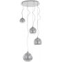 Lampa wisząca 4x40 W chrom MA04914C004 Italux Laurent zdj.1