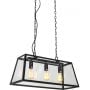 Lampa wisząca 3x60 W czarna MD1026213B Italux Laverno zdj.2