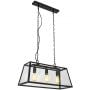 Lampa wisząca 3x60 W czarna MD1026213B Italux Laverno zdj.1