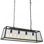 Lampa wisząca 4x60 W czarna MD1027214B Italux Laverno zdj.2