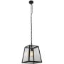 Lampa wisząca 1x60 W czarna MD1028211B Italux Laverno zdj.1