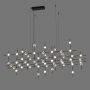 Lampa wisząca x132 W czarna-złota MD1800106755ABG Italux Provenza zdj.1