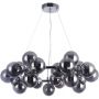 Lampa wisząca powyżej 6x28 W chrom PND525225CHSMK Italux Cabella zdj.1