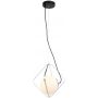 Lampa wisząca 1x40 W czarna-chrom PEN56961BKCR Italux Canto zdj.1