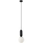 Lampa wisząca 1x40 W czarna PND023401SBK Italux Aldeva zdj.1