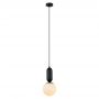 Lampa wisząca 1x40 W czarna PND023401SBK Italux Aldeva zdj.2