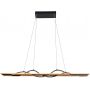 Lampa wisząca 2x35 W czarna PND2384830WBKGD Italux Conato zdj.1