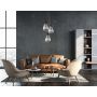 Lampa wisząca 3x40 W czarna PND278123ABKSG Italux Zulo zdj.4
