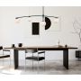 Lampa wisząca 4x5 W czarna PND313224ASB Italux Senai zdj.3