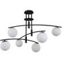Lampa podsufitowa 6x5 W czarna PND313226ASB Italux Senai zdj.1