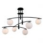 Lampa podsufitowa 6x5 W czarna PND313226ASB Italux Senai zdj.2