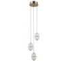 Lampa wisząca 3x15 W złota PND343753HBR Italux Alani zdj.1