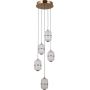 Lampa wisząca 5x28 W złota PND343755HBR Italux Alani zdj.1
