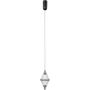 Lampa wisząca 1x5 W czarna PND343951BK Italux Fuente zdj.1
