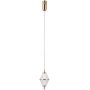 Lampa wisząca 1x5 W złota PND343951HBR Italux Fuente zdj.1