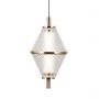 Lampa wisząca 3x15 W złota PND343953HBR Italux Fuente zdj.3