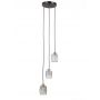 Lampa wisząca 3x40 W czarna-złota PND408133RBKHBR Italux Torno zdj.1
