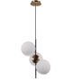 Lampa wisząca 3x5 W czarna PND436603 Italux Stelia zdj.1