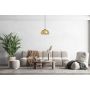Lampa wisząca 1x7 W bursztynowa PND546371BKYLL Italux Ainale zdj.3