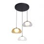 Lampa wisząca 3x7 W czarna PND546373BKSG Italux Ainale zdj.2