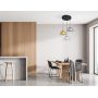 Lampa wisząca 3x7 W czarna PND546373BKSG Italux Ainale zdj.3