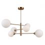 Lampa podsufitowa 6x5 W mosiądz PND553426HB Italux Evora zdj.2
